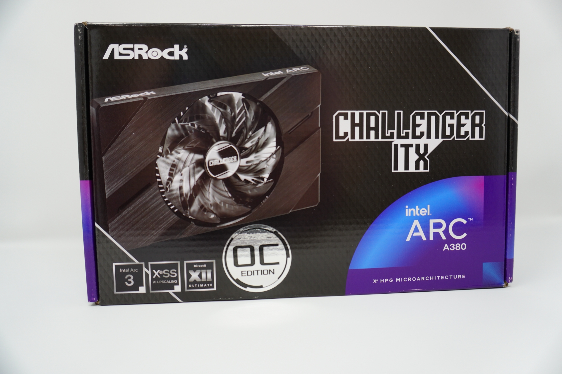 ASRock Challenger ITX Intel Arc A380 Graphics Card